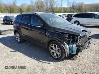 2019 Ford Escape Titanium with VIN 1FMCU0J94KUB81464, listed as a Copart auction lot 50370615 with 72,598 mi miles and Salvage title. Bid and sale history available at DreamBid. Image 4.