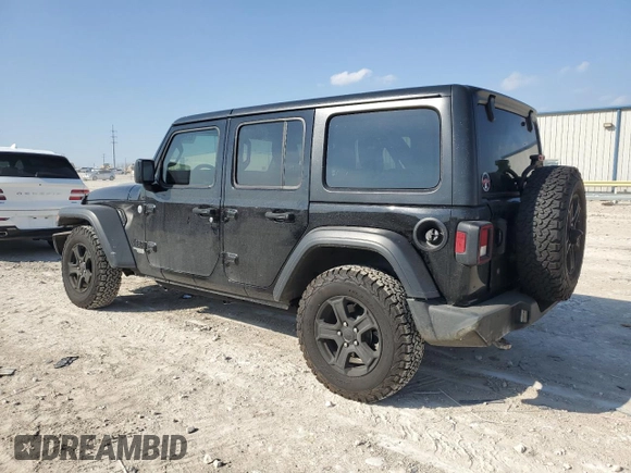 2018 Jeep Wrangler Unlimited Sport S with VIN 1C4HJXDN3JW222769, listed as a Copart auction lot 44489685 with 51,864 mi miles and Clean title. Bid and sale history available at DreamBid. Image 2.