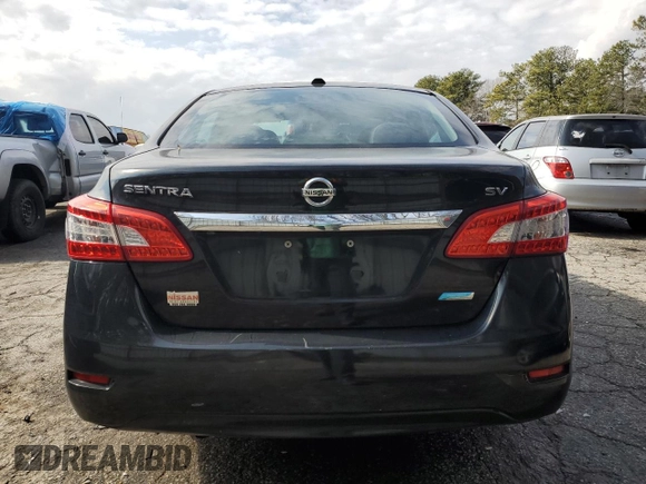 2013 Nissan Sentra SL with VIN 3N1AB7AP7DL745892, listed as a Copart auction lot 44011005 with 135,455 mi miles and Salvage Title. Bid and sale history available at DreamBid. Image 6.