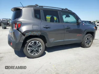 2016 Jeep Renegade Trailhawk with VIN ZACCJBCTXGPD70324, listed as a Copart auction lot 52681495 with 195,442 mi miles and Salvage Title. Bid and sale history available at carsss.com. Image 3.