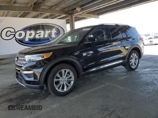 2024 Ford Explorer Limited z VIN 1FMSK8FH6RGA29971, wystawiony jako Copart lot #57830345 z przebiegiem 21 079 mil mil oraz Szkoda całkowita • Salvage title. Historia ofert i sprzedaży dostępna na DreamBid. Obrazek 1.