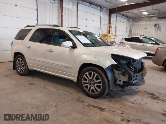 2014 GMC Acadia Denali with VIN 1GKKVTKD1EJ351419, listed as a IAAI auction lot 41728881 with 245,672 mi miles and . Bid and sale history available at carsss.com. Image 1.