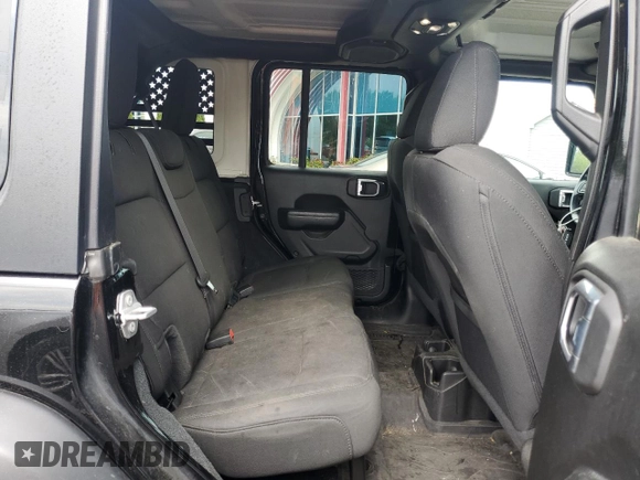 2022 Jeep Wrangler Unlimited Willys with VIN 1C4HJXDN4NW130060, listed as a Copart auction lot 58539485 with 39,930 mi miles and Salvage title. Bid and sale history available at DreamBid. Image 10.