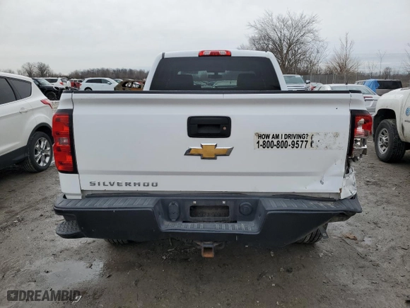 2018 Chevrolet Silverado 1500 Work Truck with VIN 1GCVKNEC9JZ325341, listed as a Copart auction lot 42306485 with 64,648 mi miles and Salvage Title. Bid and sale history available at carsss.com. Image 6.