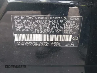 2008 Lexus ES 330 с VIN JTHBJ46G182228153, выставлен на аукционе IAAI как лот 42397316 с пробегом 212 493 миль миль и . История ставок и продаж доступна на DreamBid. Изображение 9.