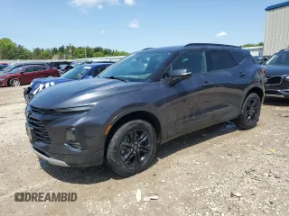 2022 Chevrolet Blazer LT with VIN 3GNKBHR41NS135826, listed as a Copart auction lot 60648275 with 52,920 mi miles and Salvage title. Bid and sale history available at DreamBid. Image 1.