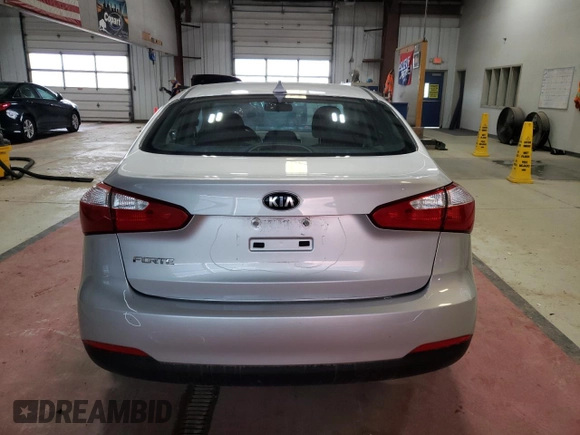 2016 Kia Forte LX with VIN KNAFK4A64G5564629, listed as a Copart auction lot 49143165 with 99,480 mi miles and Salvage Title. Bid and sale history available at carsss.com. Image 6.