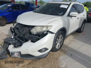 2015 Nissan Rogue SL with VIN 5N1AT2MV5FC878040, listed as a IAAI auction lot 41968061 with 124,352 mi miles and . Bid and sale history available at carsss.com. Image 18.