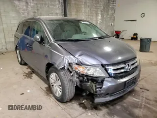 2015 Honda Odyssey LX with VIN 5FNRL5H20FB030966, listed as a Copart auction lot 55086665 with 123,100 mi miles and Salvage Title. Bid and sale history available at DreamBid. Image 15.