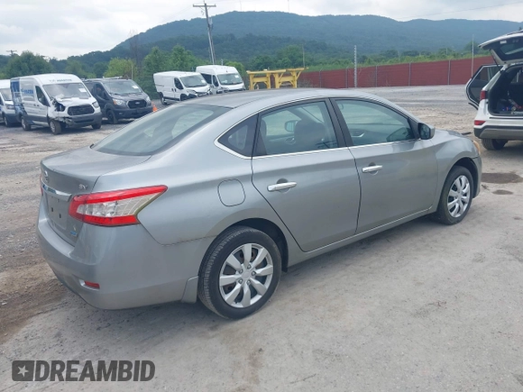 2014 Nissan Sentra SV with VIN 3N1AB7AP4EY271212, listed as a IAAI auction lot 42813369 with 103,010 mi miles and . Bid and sale history available at DreamBid. Image 4.
