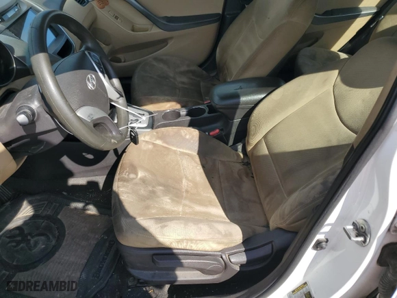 2012 Hyundai Elantra GLS with VIN 5NPDH4AE1CH134082, listed as a Copart auction lot 52193455 with 261,725 mi miles and Salvage Title. Bid and sale history available at carsss.com. Image 7.