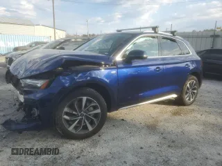 2024 Audi Q5 S line Premium Plus with VIN WA1EAAFY8R2022409, listed as a Copart auction lot 45711885 with 26,744 mi miles and Salvage Title. Bid and sale history available at carsss.com. Image 1.