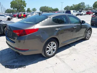 2013 Kia Optima EX with VIN 5XXGN4A78DG220462, listed as a IAAI auction lot 42158221 with 152,637 mi miles and . Bid and sale history available at DreamBid. Image 4.