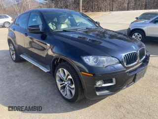 2014 BMW X6 xDrive35i with VIN 5UXFG2C50E0H09917, listed as a Copart auction lot 54129755 with 95,938 mi miles and Clean Title. Bid and sale history available at carsss.com. Image 1.