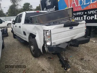 2020 Ford F-250 XL with VIN 1FT7W2AT5LEC17200, listed as a Copart auction lot 42609485 with 107,209 mi miles and Non repairable. Bid and sale history available at DreamBid. Image 2.