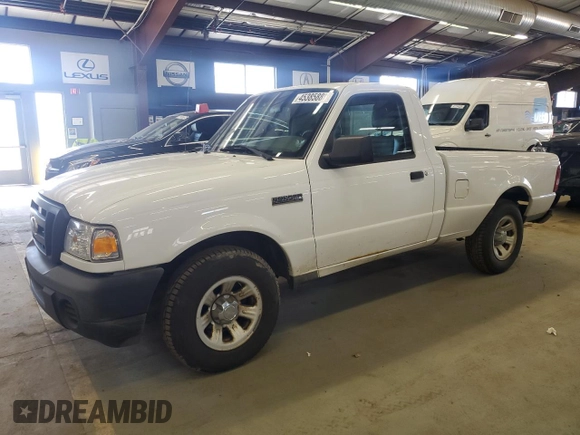 2011 Ford Ranger XL with VIN 1FTKR1AD5BPA12693, listed as a Copart auction lot 45385885 with 163,306 mi miles and Salvage Title. Bid and sale history available at DreamBid. Image 1.