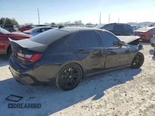 2021 BMW 3 Series M340i with VIN 3MW5U7J03M8C02731, listed as a Copart auction lot 46422465 with 0 mi miles and Salvage Title. Bid and sale history available at carsss.com. Image 3.