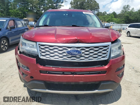2016 Ford Explorer Platinum with VIN 1FM5K8HTXGGB49137, listed as a Copart auction lot 60952975 with 95,555 mi miles and Salvage title. Bid and sale history available at DreamBid. Image 5.