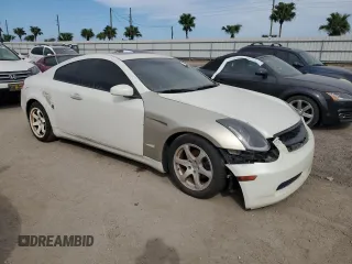 2003 Infiniti G35 w/Leather with VIN JNKCV54E23M221600, listed as a Copart auction lot 76193864 with Not Provided miles and Salvage Title. Bid and sale history available at DreamBid. Image 4.