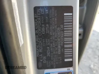 2015 Kia Optima z VIN KNAGM4ADXF5081139, wystawiony jako Copart lot #48687085 z przebiegiem 108 122 mil mil oraz Szkoda całkowita • Salvage title. Historia ofert i sprzedaży dostępna na DreamBid. Obrazek 13.