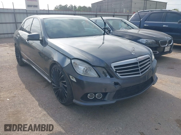 2010 Mercedes-Benz E 350 Luxury with VIN WDDHF5GBXAA259635, listed as a IAAI auction lot 41913711 with 125,485 mi miles and . Bid and sale history available at DreamBid. Image 1.