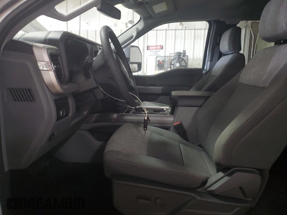 2023 Ford F-250 XL with VIN 1FT7X2BN8PED57681, listed as a Copart auction lot 58341604 with 8,220 mi miles and Salvage title. Bid and sale history available at DreamBid. Image 7.