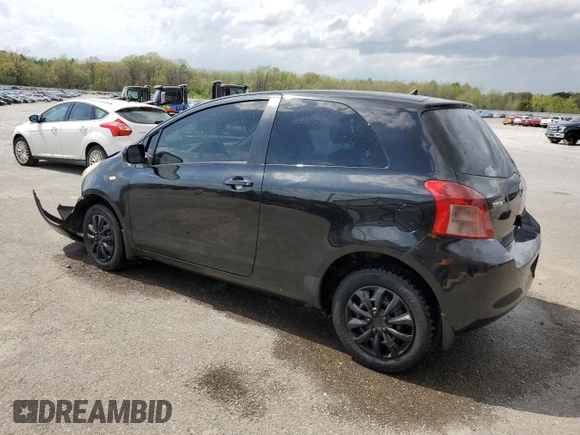 2007 Toyota Yaris with VIN JTDJT923775124464, listed as a Copart auction lot 51673915 with 159,917 mi miles and Salvage Title. Bid and sale history available at carsss.com. Image 2.