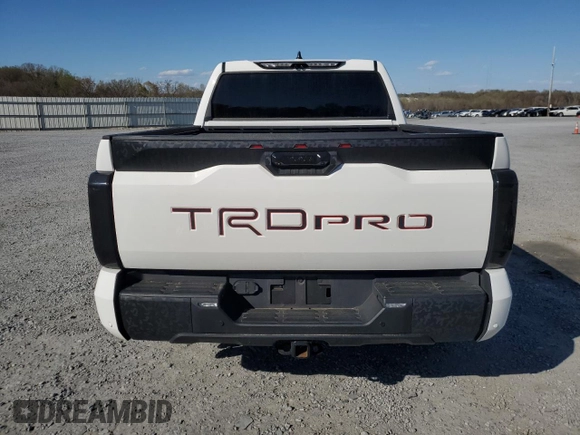 2024 Toyota Tundra TRD Pro Hybrid с VIN 5TFPC5DB5RX050766, выставлен на аукционе Copart как лот 48913315 с пробегом 26 054 миль миль и Списание • Salvage title. История ставок и продаж доступна на DreamBid. Изображение 6.