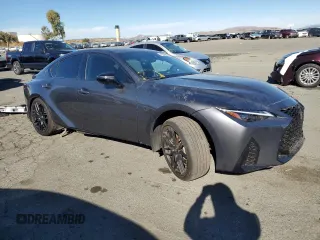 2024 Lexus IS with VIN JTHAP1D20R5005277, listed as a Copart auction lot 79099864 with 6,297 mi miles and Salvage Title. Bid and sale history available at carsss.com. Image 4.