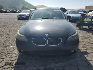 2006 BMW 5 Series 530i with VIN WBANE73526CM34545, listed as a Copart auction lot 50443515 with 78,452 mi miles and Clean Title. Bid and sale history available at carsss.com. Image 5.