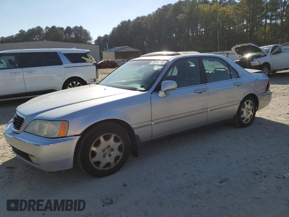 2000 Acura RL w/Navigation System with VIN JH4KA9668YC015201, listed as a Copart auction lot 75046704 with Not Provided miles and Salvage Title. Bid and sale history available at DreamBid. Image 1.