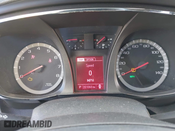 2013 GMC Terrain SLT with VIN 2GKFLUE31D6160269, listed as a IAAI auction lot 40938200 with 201,060 mi miles and . Bid and sale history available at carsss.com. Image 7.