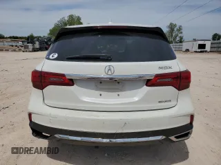 2018 Acura MDX Technology with VIN 5J8YD4H57JL000142, listed as a Copart auction lot 54399715 with 82,776 mi miles and Salvage title. Bid and sale history available at DreamBid. Image 6.