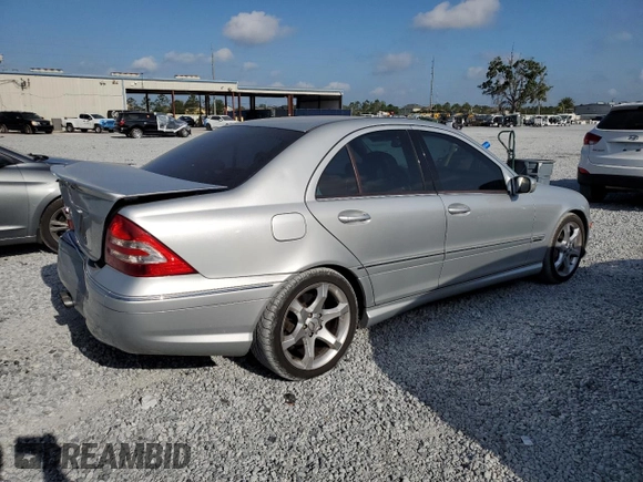 2007 Mercedes-Benz C 230 Sport with VIN WDBRF52H87A936814, listed as a Copart auction lot 54926245 with 141,310 mi miles and Salvage Title. Bid and sale history available at DreamBid. Image 3.