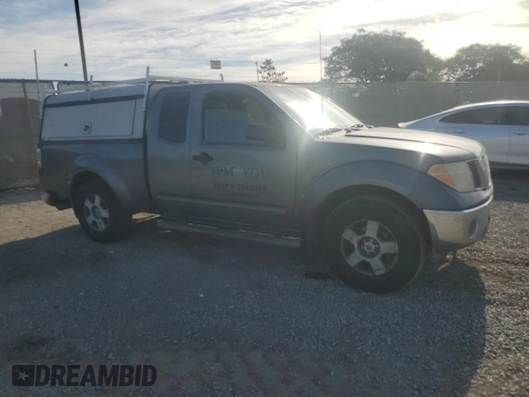 2005 Nissan Frontier SE with VIN 1N6AD06U75C427102, listed as a Copart auction lot 81994614 with 216,750 mi miles and Salvage title. Bid and sale history available at DreamBid. Image 4.