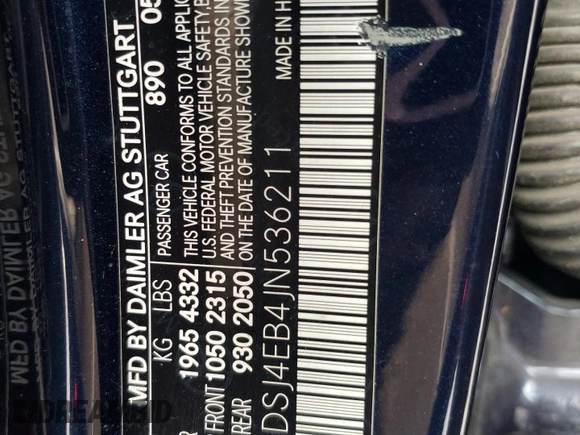 2018 Mercedes-Benz CLA with VIN WDDSJ4EB4JN536211, listed as a Copart auction lot 49980373 with 68,007 mi miles. Bid and sale history available at carsss.com. Image 15.
