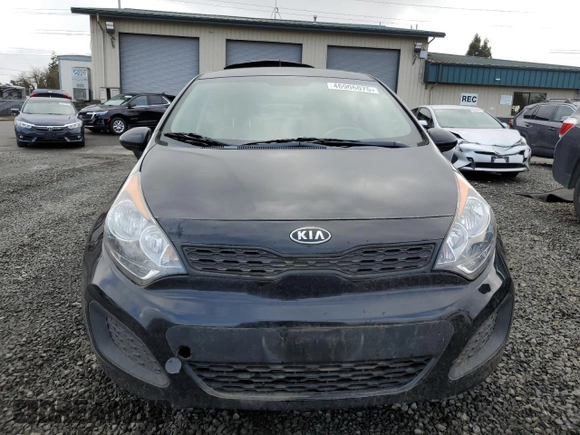 2015 Kia Rio LX with VIN KNADM5A30F6509794, listed as a Copart auction lot 46906075 with 80,546 mi miles and Clean Title. Bid and sale history available at carsss.com. Image 5.