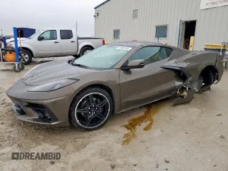 2021 Chevrolet Corvette 3LT with VIN 1G1YC2D45M5104696, listed as a Copart auction lot 51656165 with 23,973 mi miles and Salvage Title. Bid and sale history available at carsss.com. Image 1.