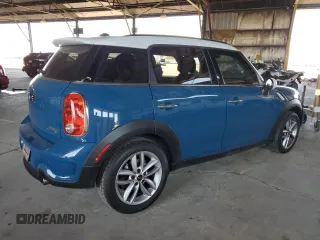 2012 MINI Countryman S с VIN WMWZC3C58CWM26265, выставлен на аукционе Copart как лот 60881995 с пробегом 124 872 миль миль и Списание • Salvage title. История ставок и продаж доступна на DreamBid. Изображение 3.