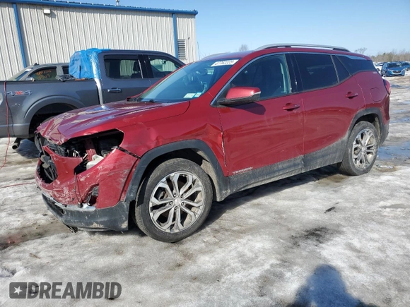 2018 GMC Terrain SLT with VIN 3GKALVEX2JL304860, listed as a Copart auction lot 47762225 with 149,376 mi miles and Salvage Title. Bid and sale history available at carsss.com. Image 1.