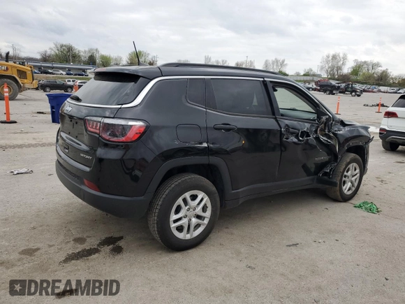2021 Jeep Compass Sport с VIN 3C4NJDAB4MT504800, выставлен на аукционе Copart как лот 51149015 с пробегом 73 897 миль миль и Списание • Salvage title. История ставок и продаж доступна на DreamBid. Изображение 3.