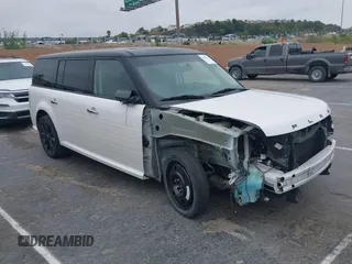 2019 Ford Flex SEL z VIN 2FMGK5C88KBA03099, wystawiony jako IAAI lot #42206575 z przebiegiem 96 450 mil mil oraz . Historia ofert i sprzedaży dostępna na DreamBid. Obrazek 1.