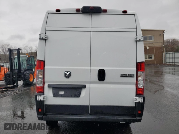 2023 Ram ProMaster Cargo with VIN 3C6LRVDG9PE583202, listed as a Copart auction lot 52513735 with Not Provided miles and Non Repairable. Bid and sale history available at carsss.com. Image 6.