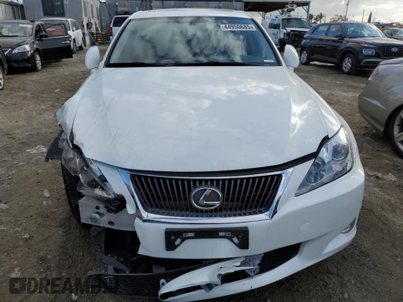 2010 Lexus IS 350 with VIN JTHBE5C23A2017660, listed as a Copart auction lot 44950685 with 118,650 mi miles and Clean Title. Bid and sale history available at DreamBid. Image 5.