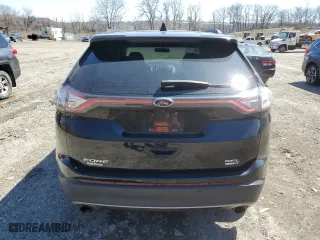 2017 Ford Edge SEL with VIN 2FMPK4J97HBC58177, listed as a Copart auction lot 51791545 with 91,119 mi miles and Clean Title. Bid and sale history available at carsss.com. Image 6.