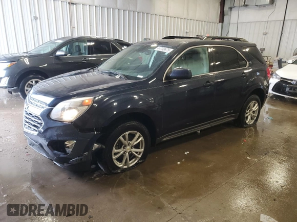 2016 Chevrolet Equinox LT with VIN 2GNALCEK7G1169509, listed as a Copart auction lot 44738675 with 136,766 mi miles and Salvage Title. Bid and sale history available at carsss.com. Image 1.