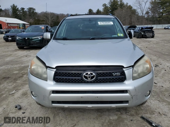 2008 Toyota RAV4 Sport with VIN JTMBK32V886039960, listed as a Copart auction lot 47858695 with 318,100 mi miles and Clean Title. Bid and sale history available at carsss.com. Image 5.
