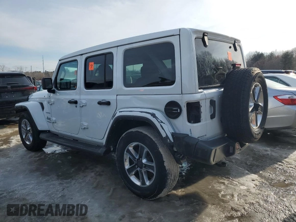 2022 Jeep Wrangler Unlimited Sahara z VIN 1C4HJXEN4NW254182, wystawiony jako Copart lot #45966425 z przebiegiem Nie podano mil oraz Szkoda całkowita • Salvage title. Historia ofert i sprzedaży dostępna na DreamBid. Obrazek 2.