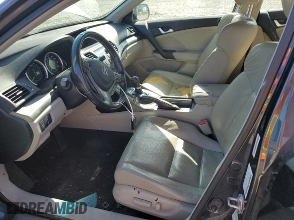 2011 Acura TSX with VIN JH4CU2F62BC018833, listed as a Copart auction lot 56911785 with 144,558 mi miles and Salvage title. Bid and sale history available at DreamBid. Image 7.