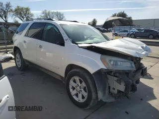 2013 GMC Acadia SLE with VIN 1GKKRNED1DJ177801, listed as a Copart auction lot 49496845 with 195,367 mi miles and Salvage Title. Bid and sale history available at carsss.com. Image 4.